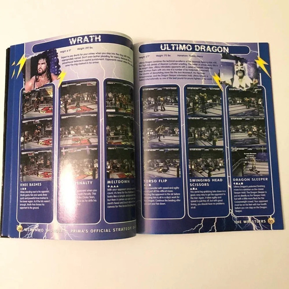 98 WCW nWo Thunder Official Strategy Guide  Playstation Every Signature Move - Picture 9 of 13